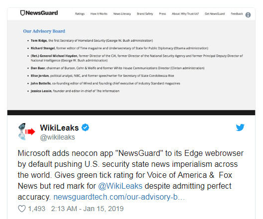 微软将假新闻“识别者”NewsGuard添加到Edge移动浏览器中