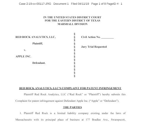 新诉讼指控所有支持Wi-Fi的苹果产品侵犯了专利权